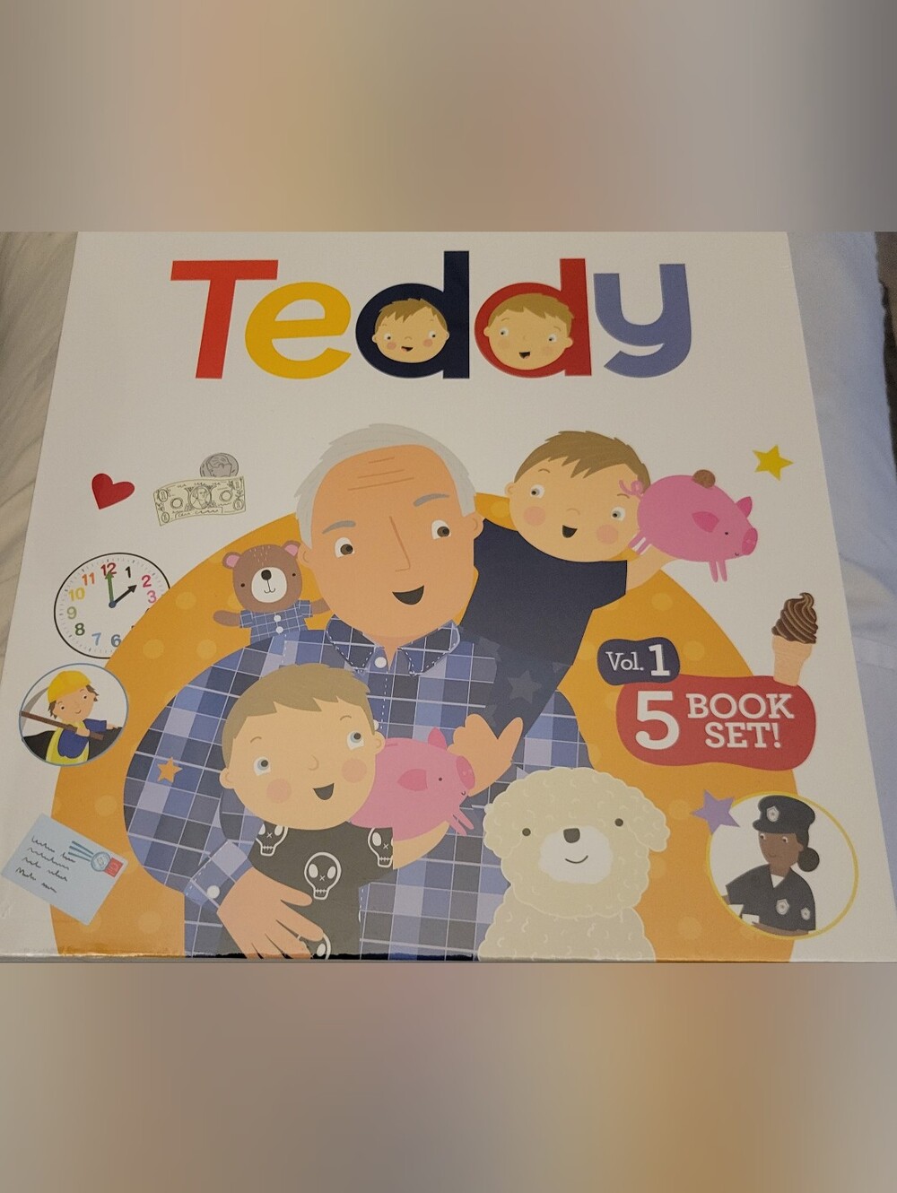 Teddy Vol. 1 - 5 Book Kids Toy Story Set - Multicolor
